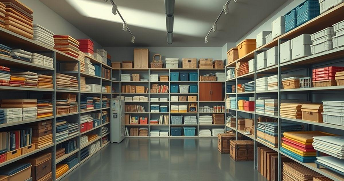 Armazenamento de Materiais: Dicas para Otimizar Espa&ccedil;o e Efici&ecirc;ncia
