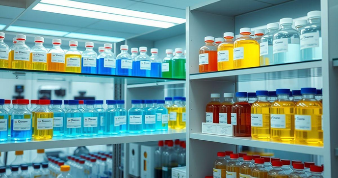 Guia Completo para Armazenamento de Reagentes